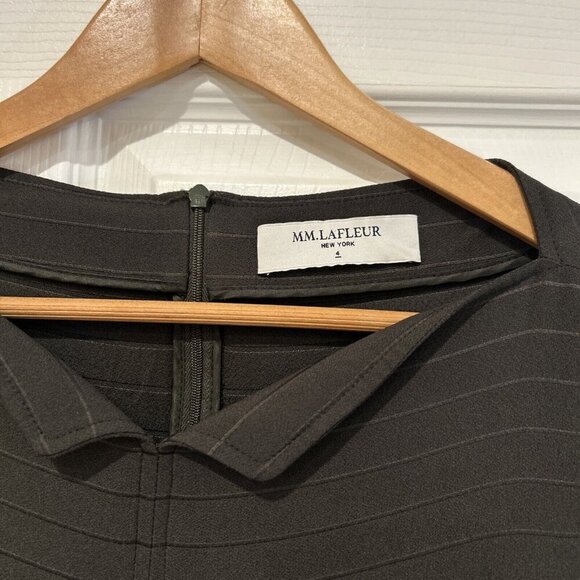 MM LaFleur Black Dress Career Work Office Professional Sheath - Picture 5 of 13